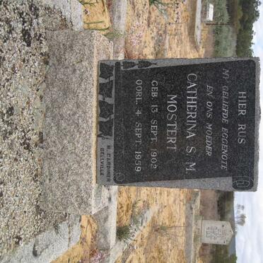 MOSTERT Catharina S.M. 1902-1959