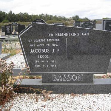 BASSON Jacobus J.P.1922-1986