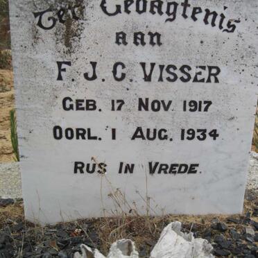 VISSER F.J.C. 1917-1934