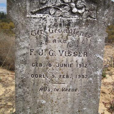 VISSER F.J.G. 1912-1937 