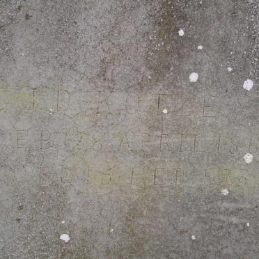 KOTZE G.J.D. 1869-1935