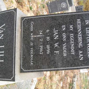 LILL Jan W.F, van 1896-1967 &amp; Sarah J.J. 1903-1989