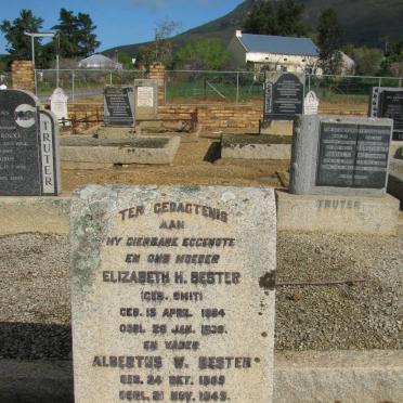 BESTER Albertus W. 1865-1945 &amp; Elizabeth M. SMIT 1864-1938