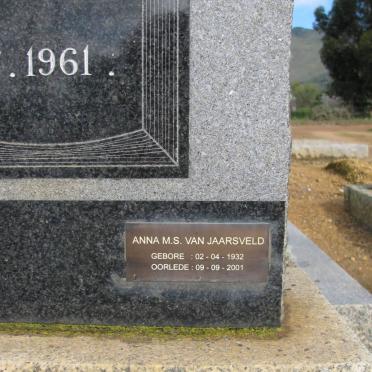 BRAND Coenraad F.J 1894-1971 &amp; Anna M.S. STRYDOM 1901-1961 :: VAN JAARSVELD Anna M.S. 1932-2001