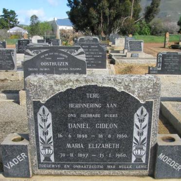 EUVRARD Daniel Gideon 1898-1960 &amp; Maria Elizabeth 1897-1960