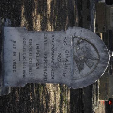 IMMELMAN Daniel Ferdinand 1837-1928