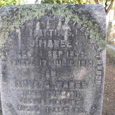 MAREE :: THERON :: VAN DER SPUY