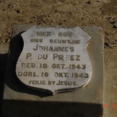 PREEZ Johannes P., du 1943-1943