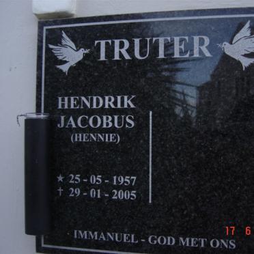 TRUTER Hendrik Jacobus 1957-2005