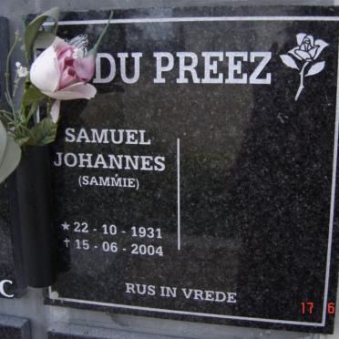 PREEZ Samuel Johannes, du 1931-2004