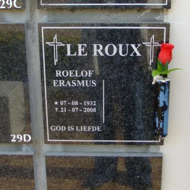 ROUX Roelof Erasmus, le 1932-2008