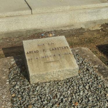 CARSTENS Arend P. 1892-1954