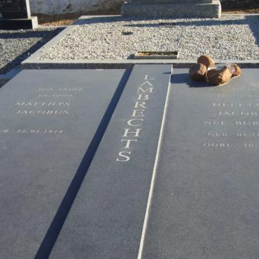 LAMBRECHTS Matthys Jacobus 1914- &amp; Heletie Jacoba BURGER 1914-1999