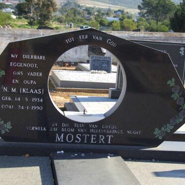 MOSTERT N.M. 1934-1990
