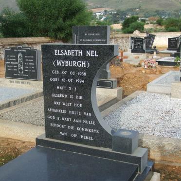 NEL Elsabeth nee MYBURGH 1938-1994