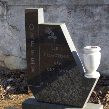 ORFFER Bes 1910-1989