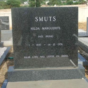 SMUTS Hilda Marguerite nee BRINK 1897-1976
