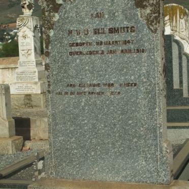SMUTS P. v.d. Bijl 1847-1910