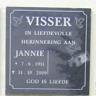 VISSER Jannie 1951-2009