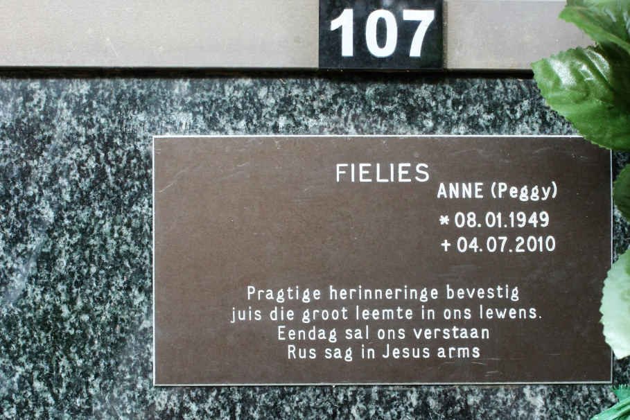 FIELIES Anne 1949-2010