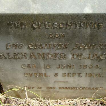 JAGER Alexander, de 1894-1902