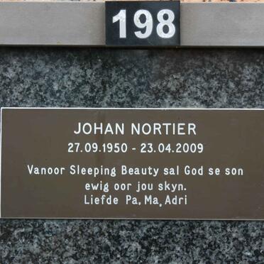 NORTIER Johan 1950-2009
