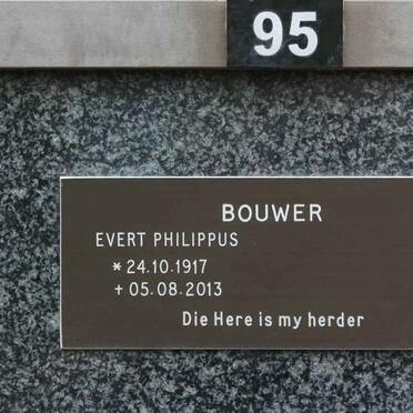 BOUWER Evert Philippus 1917-2013