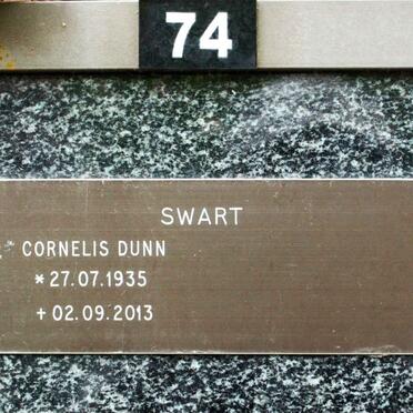 SWART Cornelis Dunn 1935-2013