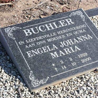 BUCHLER Engela Johanna Maria 1929-2000