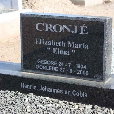 CRONJÉ Elizabeth Maria 1934-2000
