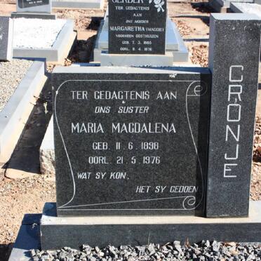 CRONJE Maria Magdalena 1898-1976