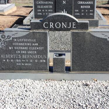 CRONJE Albertus Bernardus 1915-1978