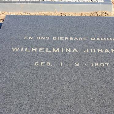 FILMALTER Wilhelmina Johanna 1907-