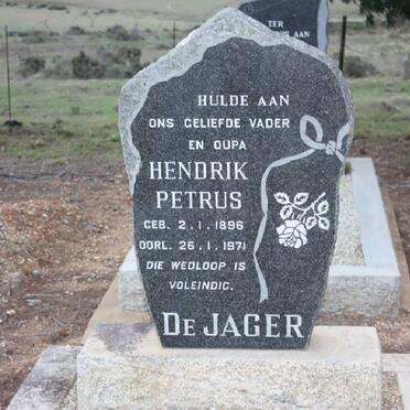 JAGER Hendrik Petrus, de 1896-1971