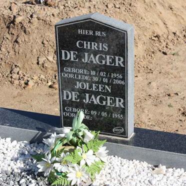 JAGER Chris, de 1956-2006 &amp; Joleen 1955-