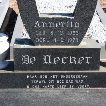 NECKER Annerita, de 1953-1973