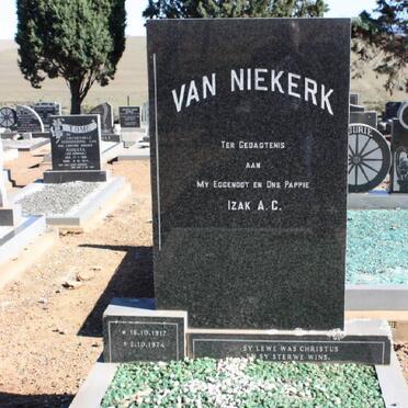 NIEKERK Izak A.C., van 1917-1974