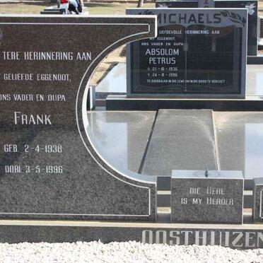 OOSTHUIZEN Frank 1938-1996