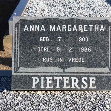 PIETERSE Anna Margaretha 1900-1988
