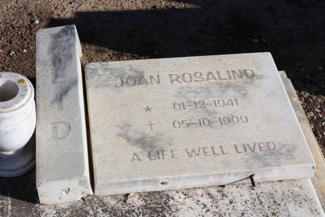 REID Joan Rosalind 1941-1999