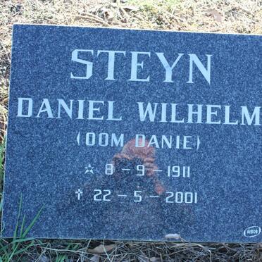 STEYN Daniel Wilhelm 1911-2001