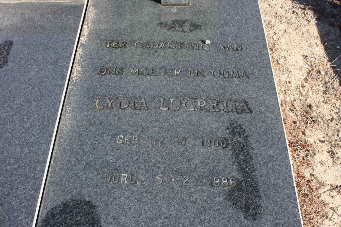 SAAYMAN Lydia Lucretia 1900-1986