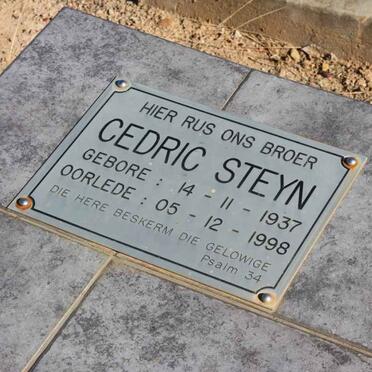 STEYN Cedric 1937-1998
