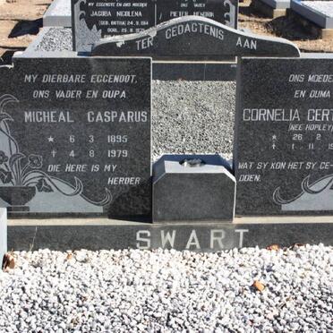 SWART Micheal Casparus 1895-1979 &amp; Cornelia Gertruida HOPLEY 1911-1986