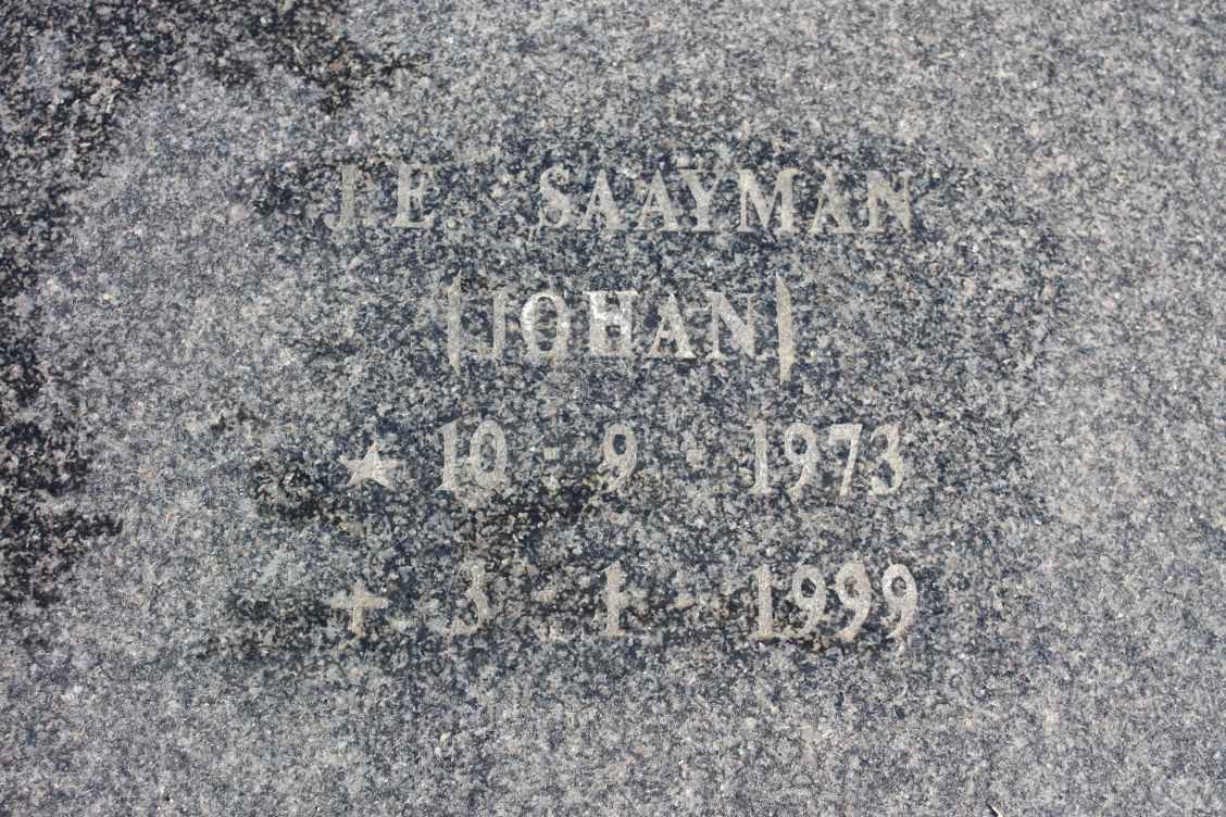 SAAYMAN J.E. 1973-1999