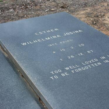 SILVA Esther Wilhelmina Josina, da nee PRINS 1920-1987