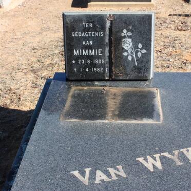 WYK Mimmie, van 1909-1982