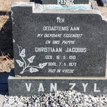 ZYL Christiaan Jacobus, van 1910-1972