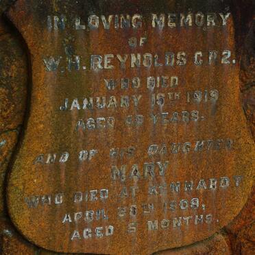 REYNOLDS W.H. -1919 :: REYNOLDS Mary -1909