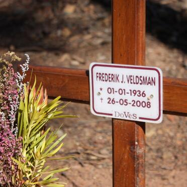 VELDSMAN Frederik J. 1936-2008